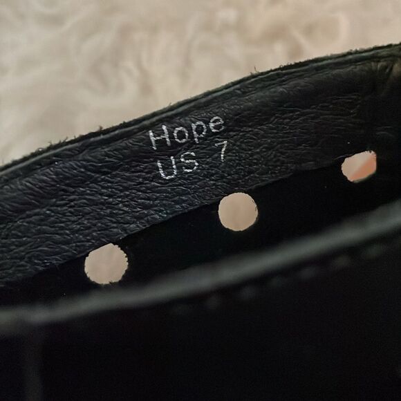 CC Resorts HOPE Black Nubuck Perforated Ankle Booties 7 - Picture 7 of 7